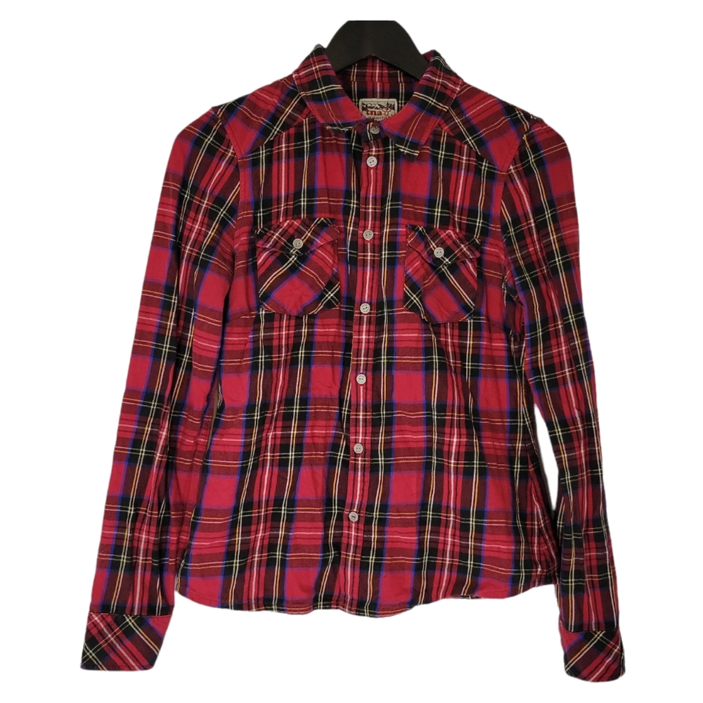 Tna Aritzia women's classic fit plaid flannel